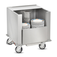 FWE HDC-200-11 Heated Dish Cart with 120-200 Plate Capacity