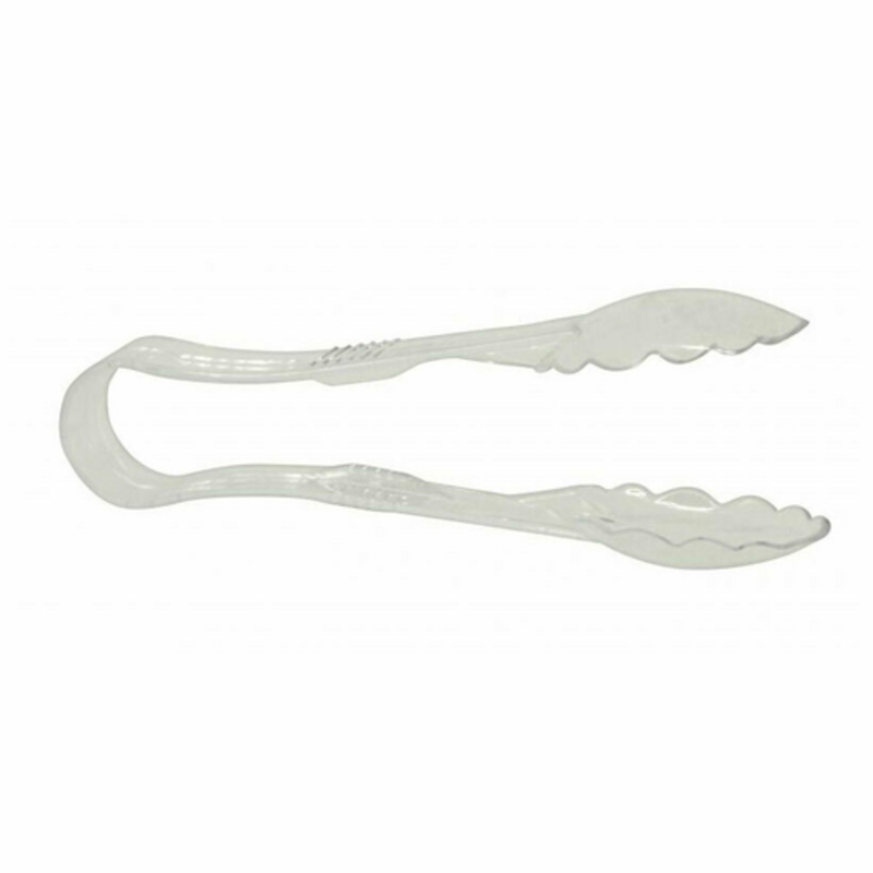 9-Inch Plastic Serving Tongs Ideal For Commercial Use In Food Operations