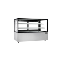 EFI NDCGSM-7348 Neutral Showcase Display Case With Clear Glass Front And Stainless Steel Exterior