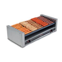 Nemco 8045W-SLT Roll-A-Grill Slanted Hot Dog Grill 45-Dog Capacity