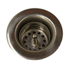 Omcan 14337 Drain Plug for Stainless Steel Hand Sinks replacement drain strainer plug for commercial hand sink