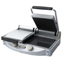 Cadco CPG-20 24.33" Wide Double Electric Panini Grill
