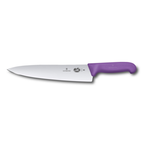 Victorinox 5.2005.25B 10" Chef's Knife with Purple Fibrox Handle