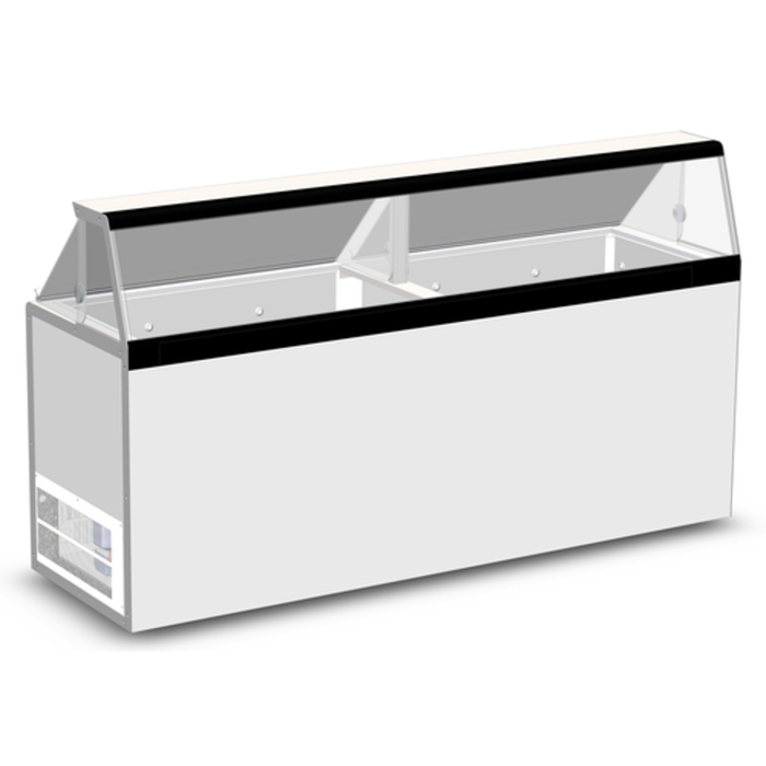 Master-Bilt DD-88 90-1/4" Ice Cream Dipping/Display Cabinet (16 Display)