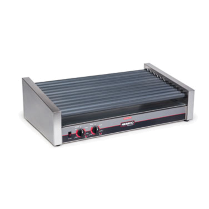Nemco 8050SX-SLT-RC Roll-A-Grill Hot Dog Grill 50 Dog Capacity