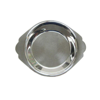 RAG-6 6 oz. Round Stainless Steel Au Gratin Dish