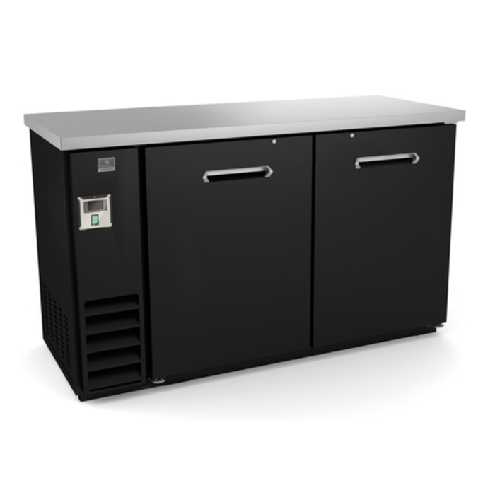 Kelvinator KCHBB60S 61"W Two Solid Door Back Bar Cooler