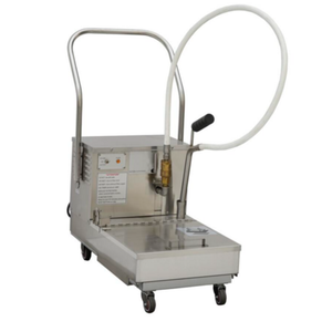 Omcan 49104 Mobile Fryer Oil Filter Machine 110 lb. Capacity