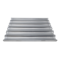 Omcan 81116 Aluminum Loaf Pan 8.5" x 4.5" Commercial Bakeware - durable aluminum loaf pan for commercial baking