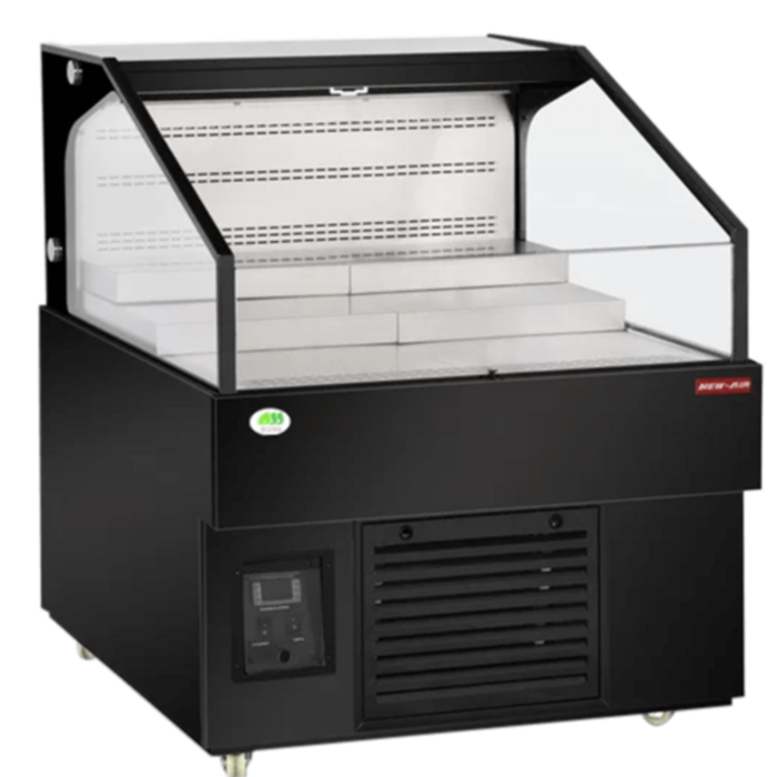 New Air NOM-36-LSB 35.5-Inch Open Refrigerated Display Merchandiser