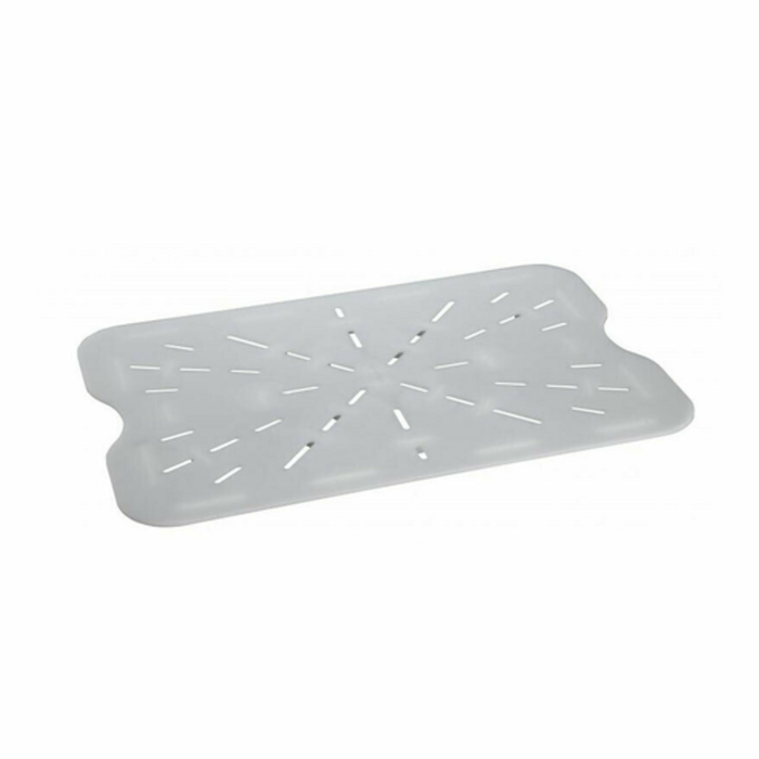 Omcan 85136 Clear Polycarbonate Drain Shelf for 18″ x 26″ Food Storage Containers perforated drain tray insert
