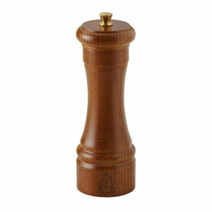 Omcan 43666 TRE SPADE 6-Inch Dark Italian Beech Wood Pepper Mill