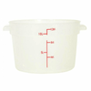 Translucent Commercial Food Storage Container with Measurement Markings for Easy Portion Control