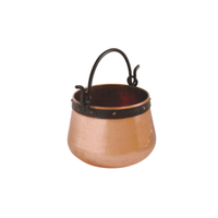 Rotisol CHAUDRON-4L 4 Liter Copper Casserole for Vertical Spit System