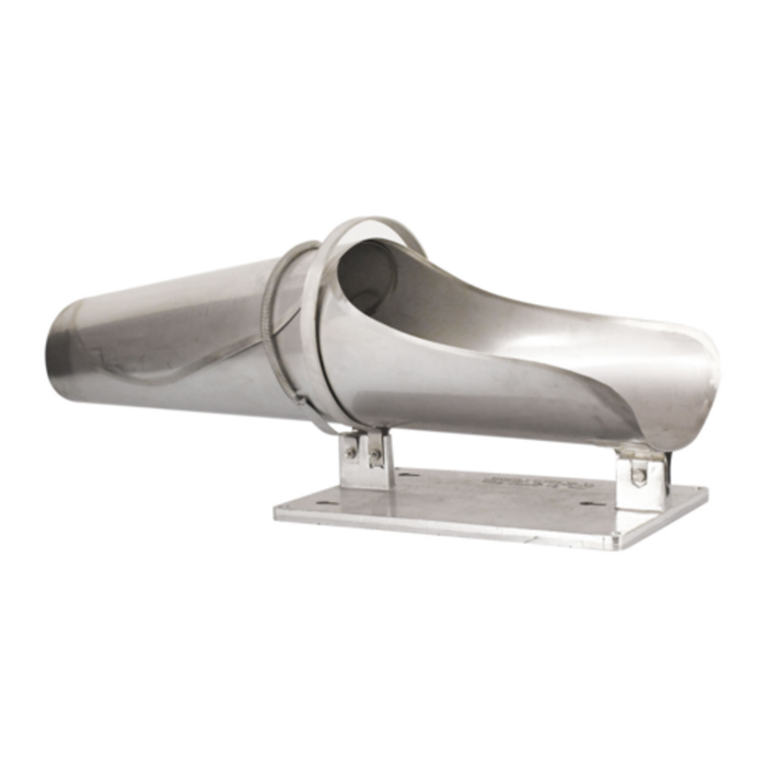 OMCAN 10473 Large Stainless Steel Stuffing Horn 32" L