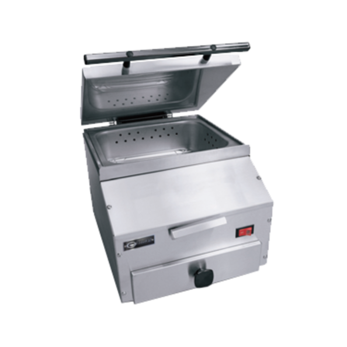 EmberGlo ES5M-5400703 Countertop Steamer with 1 Half-Size Pan Capacity