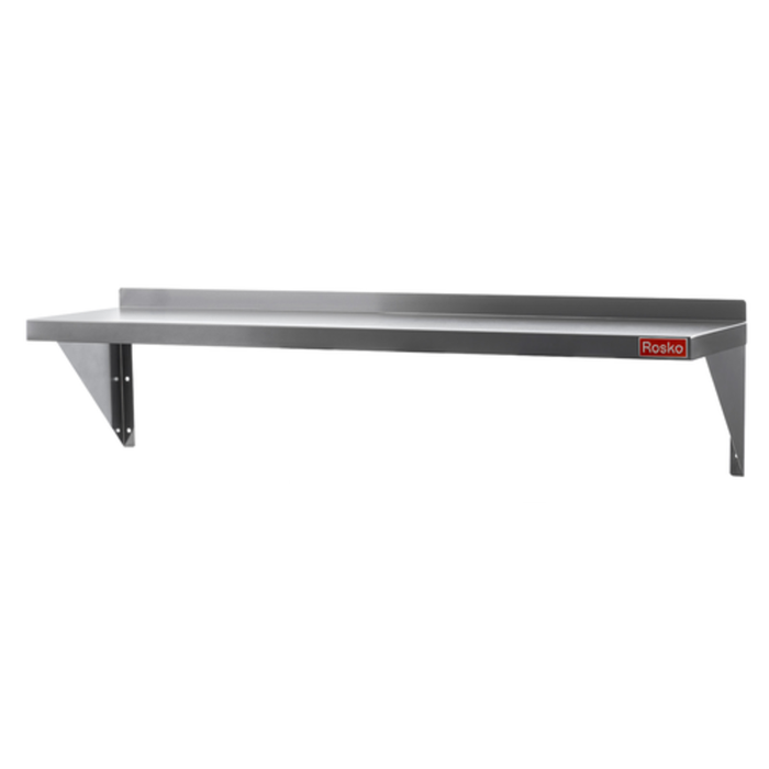 Rosko RO-WMS-3612 36"W x 12"D Wall Mounted Stainless Steel Shelf