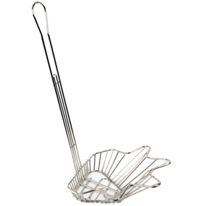 Omcan 80387 Triangle Taco Salad Bowl Fryer Basket, 18-Inch