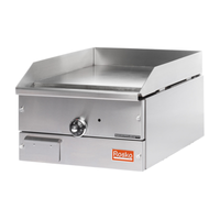 Rosko RO-GCG-18 18"W Gas Countertop Griddle with Thermostatic Controls