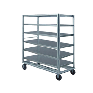 FWE UC-60-609AL Queen Mary Aluminum Utility Cart 62" x 29" 1200 lb. Capacity