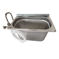 Kelvinator 882016 Dipper Well Kit with Faucet, Stainless Steel