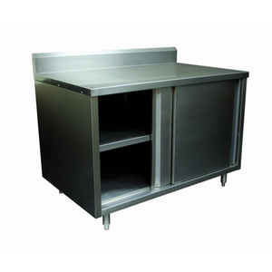 Thorinox TKCA-3060-SS 60"L x 30"W Stainless Steel Work Table Cabinet