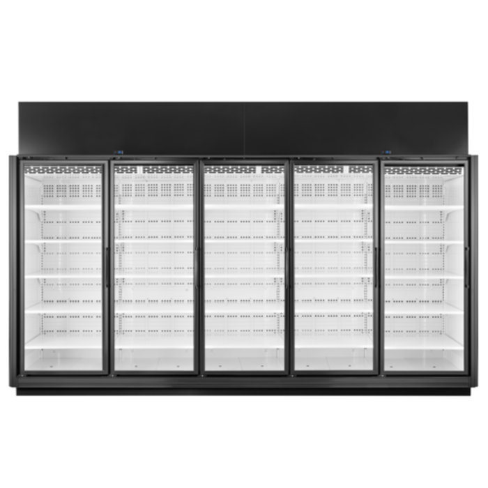 True TRM5M-NN-BLK-WHT-1BLKLLLLL-4 158.88-Inch Refrigerated Merchandiser
