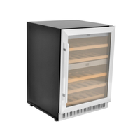 Omcan 45260 23.4" 40 Bottle Capacity Dual Zone Wine Cooler