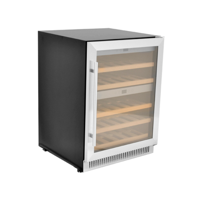 Omcan 45260 23.4" 40 Bottle Capacity Dual Zone Wine Cooler