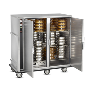 FWE P-120-2-XL 96-120 Plate Heated Banquet Transport Cabinet
