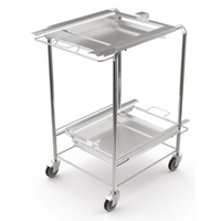 Lainox NTRC201 Height-Adjustable Rack Trolley 1300-1560mm for Combi Ovens