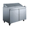 Omcan 50046 47-Inch Refrigerated Sandwich Prep Table for Efficient Food Preparation in Commercial Kitchens