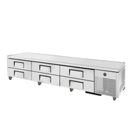 True TRCB-110-HC 110" Refrigerated Chef Base Equipment Stand Drawers