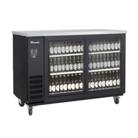 Blueair BLNBB-60BG-SL-HC 61-1/8" Refrigerated Back Bar Cooler