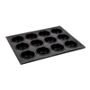 Moule à muffins commercial standard Omcan 80630 en acier aluminisé de 12 tasses moule commercial antiadhésif de 12 tasses pour muffins et cupcakes