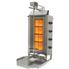 Eurodib VGB4 176 lbs. Capacity Vertical Gas Gyro Broiler With Stainless Steel Surface