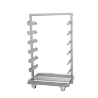 Fri-Jado 9348007 8-Skewer Capacity Stainless Steel Rotisserie Skewer Cart