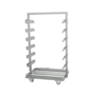 Fri-Jado 9348007 8-Skewer Capacity Stainless Steel Rotisserie Skewer Cart