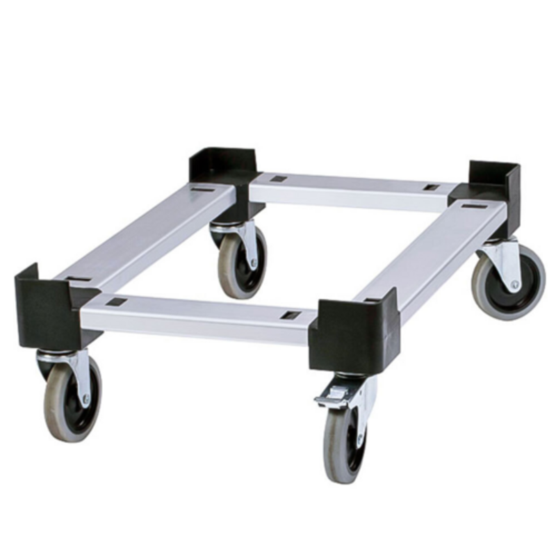 Omcan 44554 Food Pan Carrier Cart With Heavy-Duty Wheels For Efficient Transport In Kitchens And Catering Services