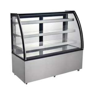 Vitrine réfrigérée de sol Omcan 44503 (RS-CN-0471) de 60 po avec verre incurvé