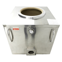 Omcan 47438 (CE-IN-24X24-C) 24" x 24" Charcoal Tandoor Clay Oven