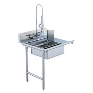 Winholt SDT-14-S-48L 48" Soiled Dishtable with Left Operation