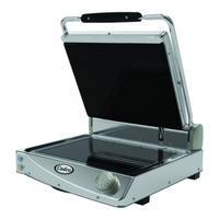 Cadco CPG-15(120) 15-3/4" x 11-13/16" Jumbo Single Panini Grill