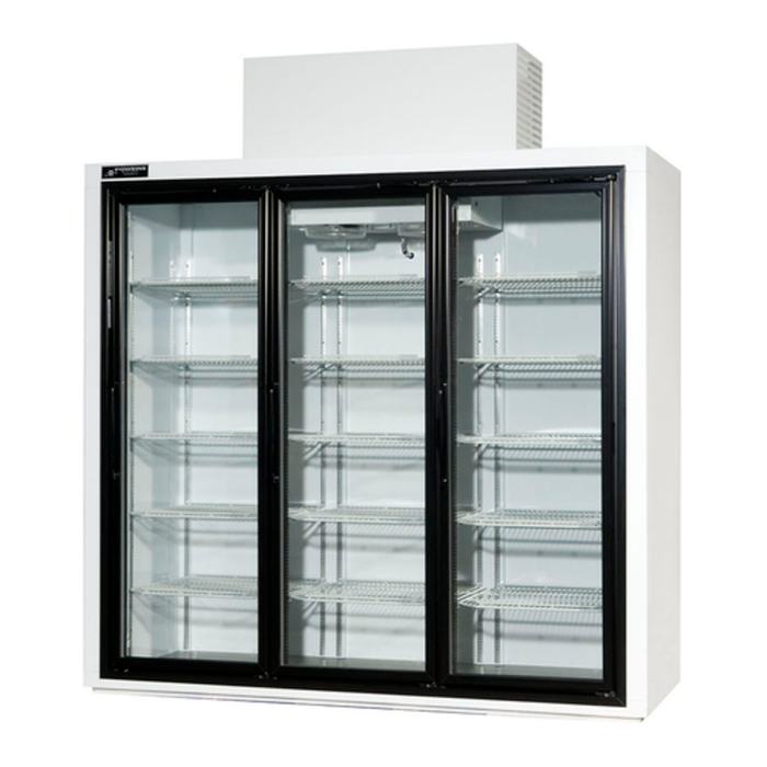 Powers BT77LGD 77"W 72.0 cu. ft. Merchandiser Refrigerator Cooler