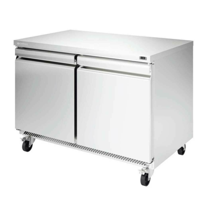 Infrico IUC-UC48R 48.5" Two-Section Undercounter Reach-In Refrigerator
