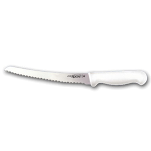 Adcraft CUT-10CWH 10 Inch Wavy Edge Curved Bread Knife