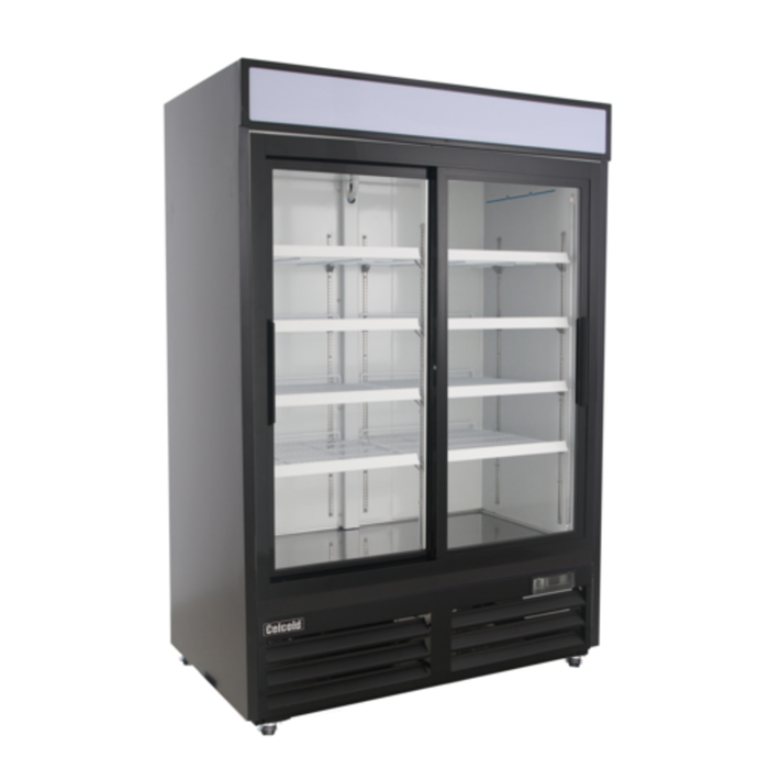 Celcold CR48SGDM 54" 48 cu.ft. Two-Section Reach-In Refrigerator
