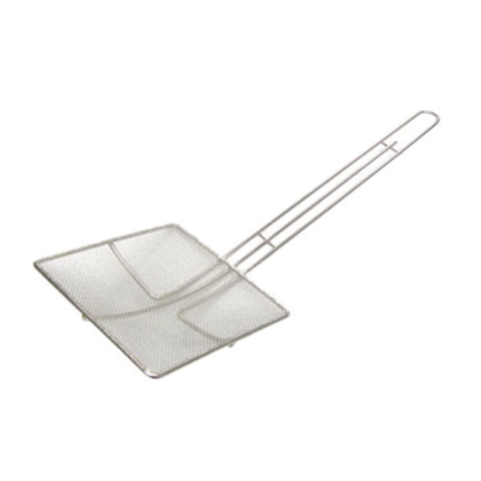SQS-7 Fine Mesh Square Skimmer 6.75" x 6.75" Tinned Steel