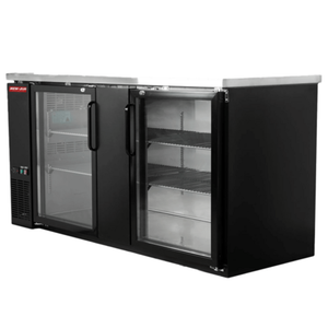 New Air NBB-69-SG 69.25-Inch Glass Door Back Bar Refrigerator