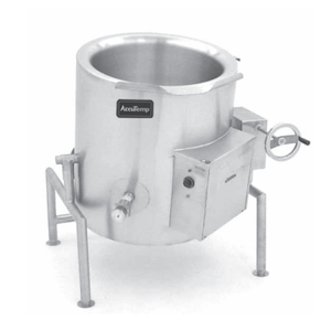 AccuTemp ALTWE-40 40 Gallon Electric Tilting Floor-Mounted Steam Kettle